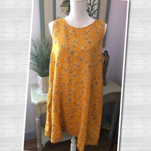NWT RACHEL ZOE 100% LINEN SUNDRESS SZ L